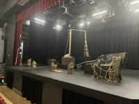 The set for The Stolen Treasure